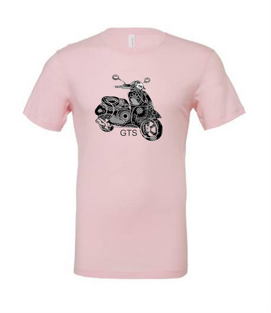 Paisley vespa on pink